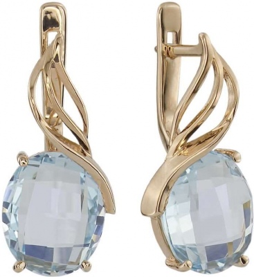 

Серьги из красного золота с топазом ALORIS Серьги 923Т, Серьги 923Т