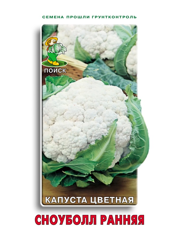

Семена капуста цветная Сноуболл 123 Поиск 43865 1 уп.