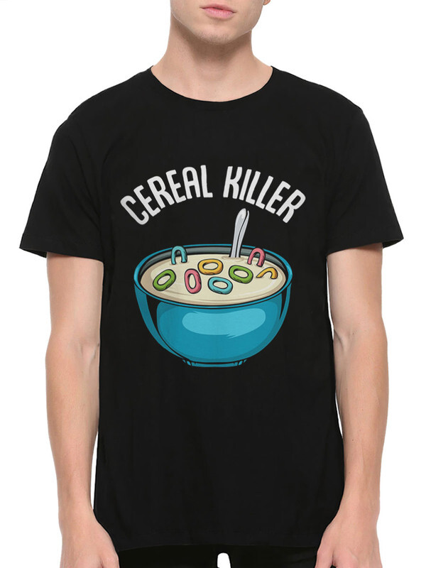 фото Футболка мужская design heroes cereal killer / хлопья убийцы черная xs