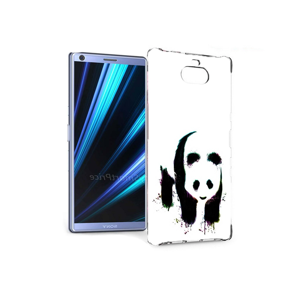 

Чехол MyPads Tocco для Sony Xperia 10 панда в акварели (PT125953.225.532), Прозрачный, Tocco