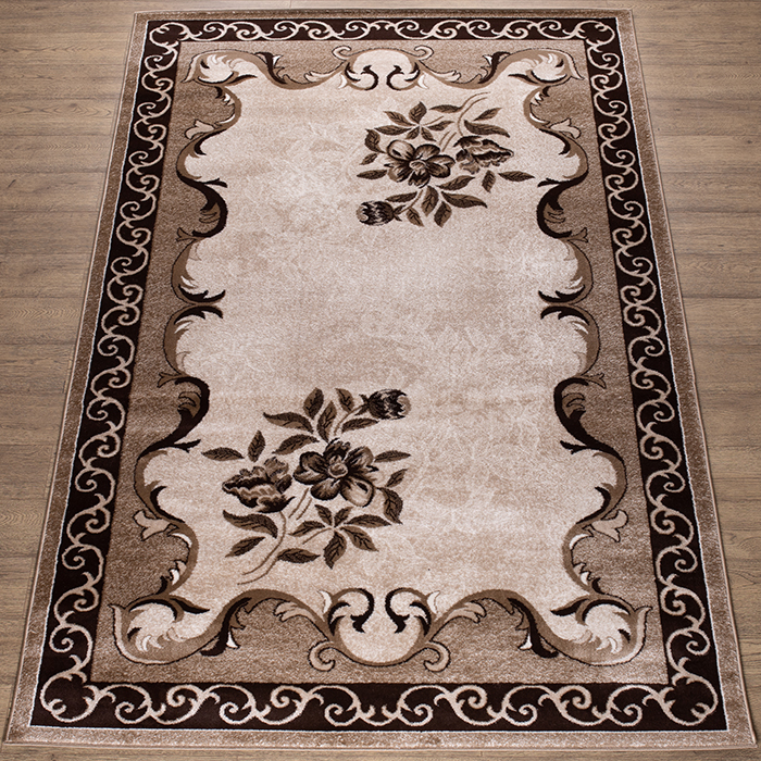 

Ковёр Kitroom Круиз 250x350 прямоугольный бежевый/коричневый 22321