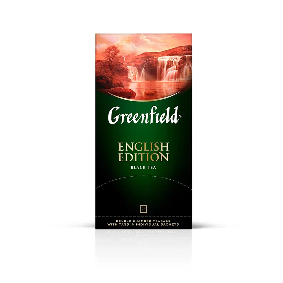 Чай чёрный Greenfield English Edition, 25 пакетиков
