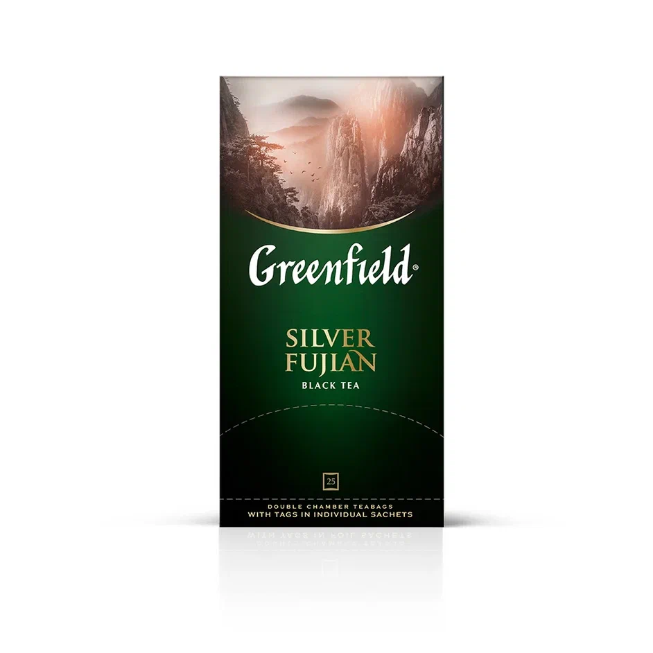 Чай чёрный Greenfield Silver Fujlan, 25 пакетиков