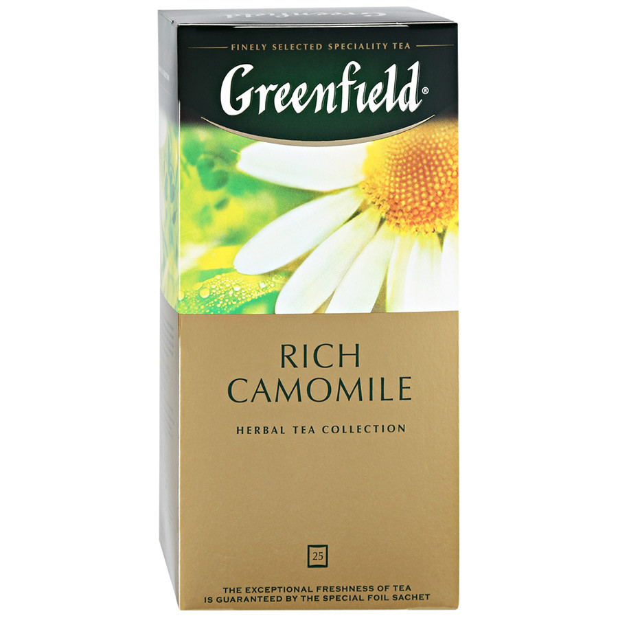 Напиток чайный Greenfield Rich Camomile, 25 пакетиков