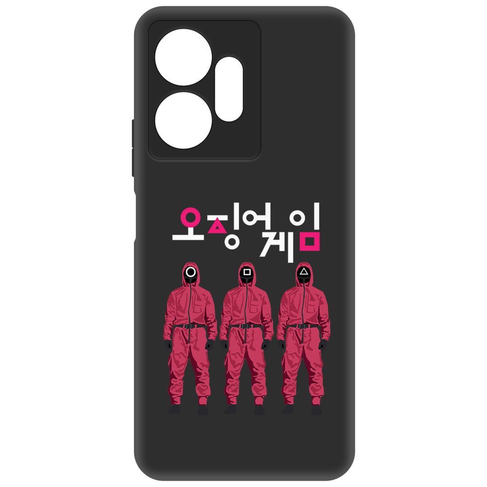 

Чехол-накладка Krutoff Soft Case Игра в кальмара-Персонал для Infinix Zero 20 черный