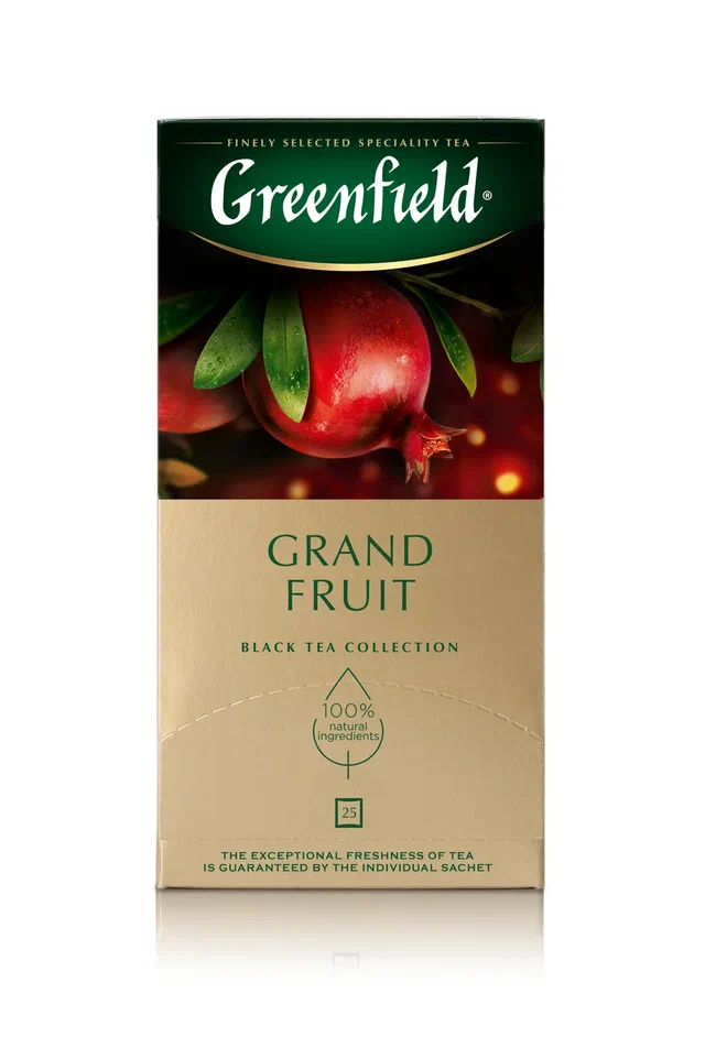 Чай чёрный Greenfield Grand Fruit, 25 пакетиков