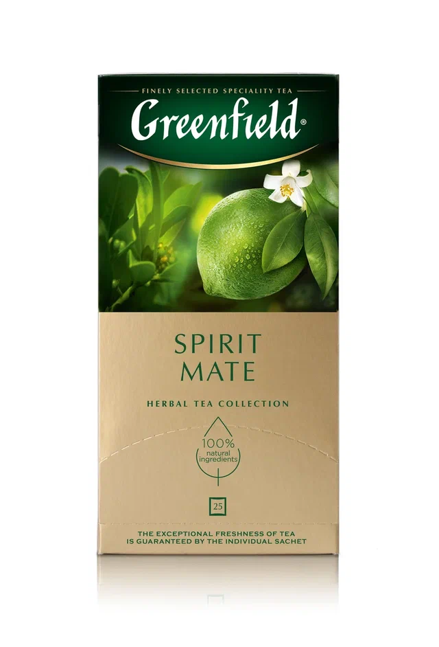 фото Напиток чайный greenfield spirit mate, 25 пакетиков