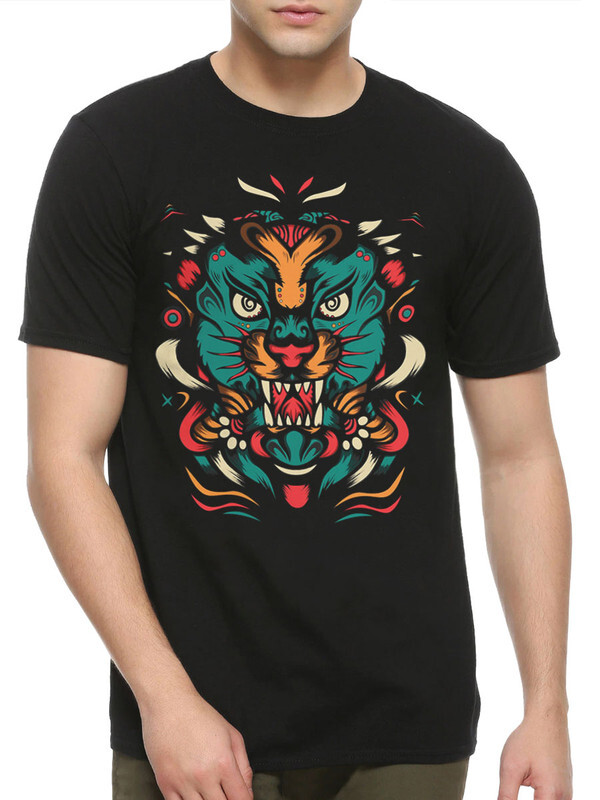 

Футболка мужская Design Heroes Грозный Тигр черная XS, Грозный Тигр