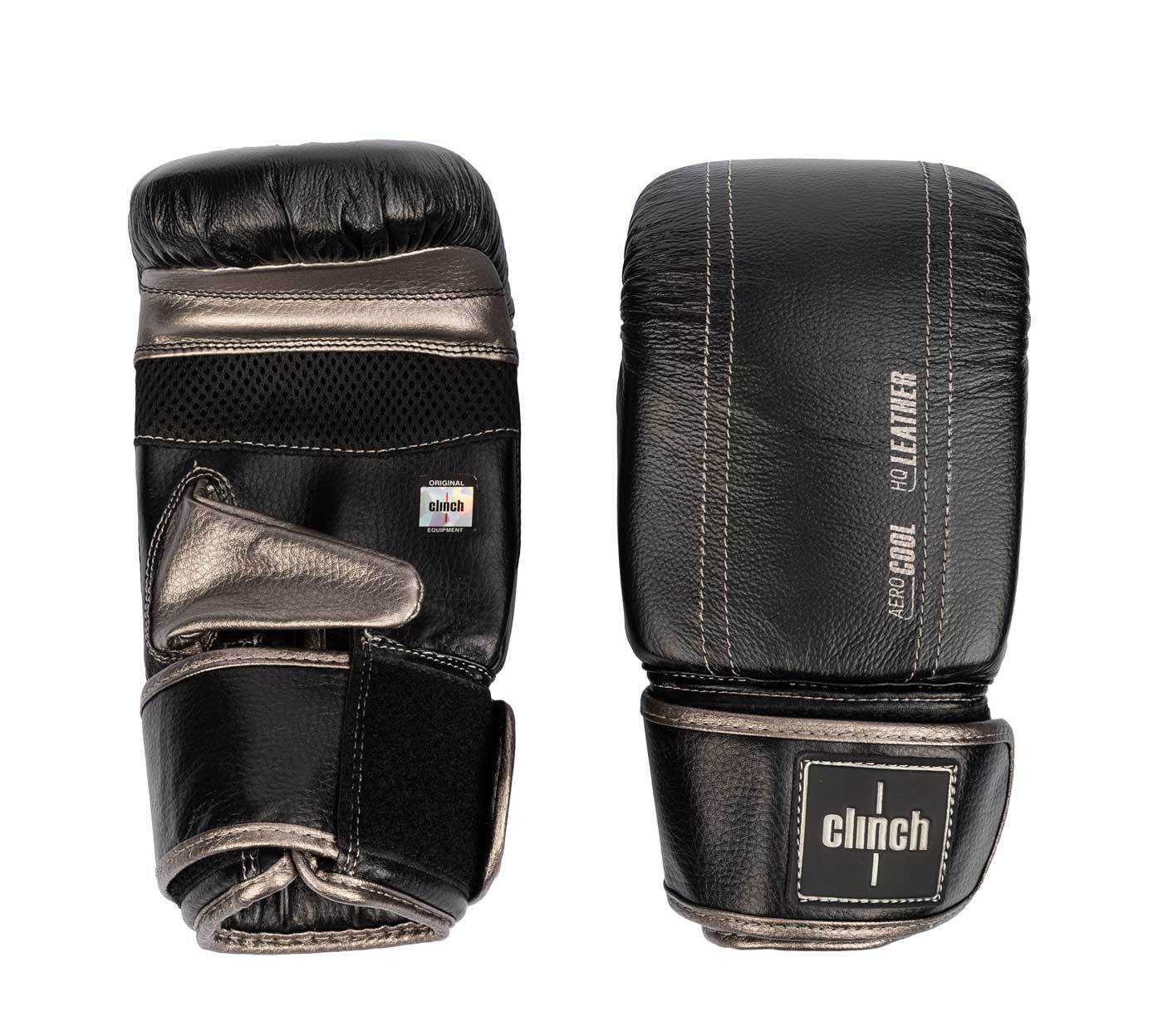 

Перчатки снарядные Clinch Prime 2.0 черно-бронзовые (S/M), снарядные Prime 2.1