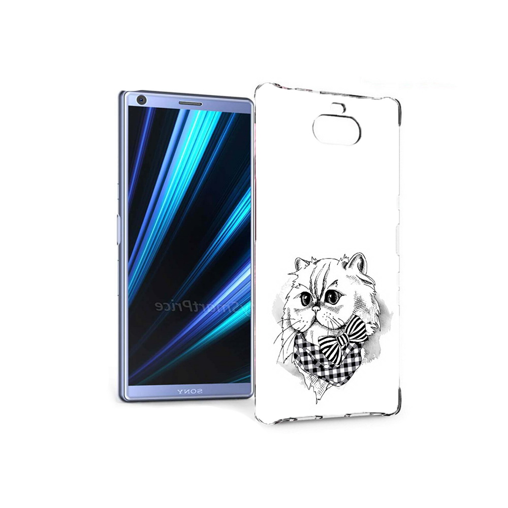 

Чехол MyPads Tocco для Sony Xperia 10 нарисованная красивая кошечка (PT125953.225.503), Прозрачный, Tocco