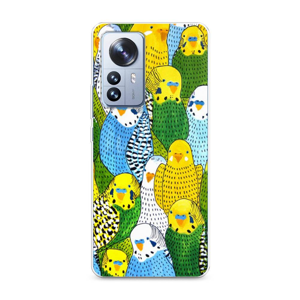 

Чехол Awog на Xiaomi 12 Pro "Попугаи", Разноцветный, 314450-1
