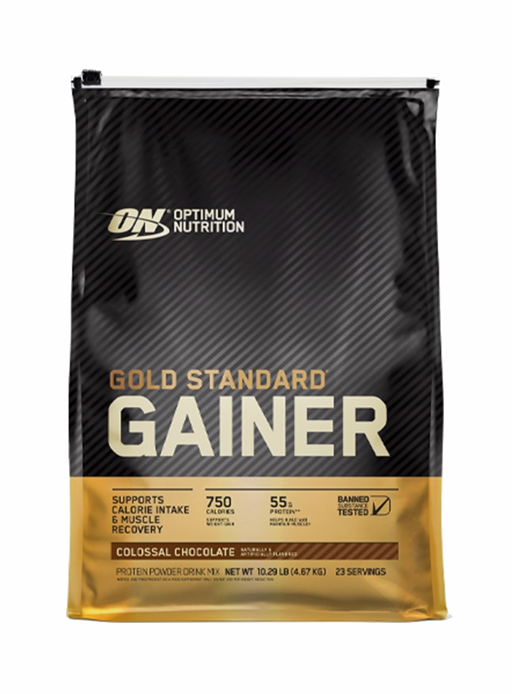 фото Гейнер optimum nutrition gold standard gainer, 4670 г, colossal chocolate