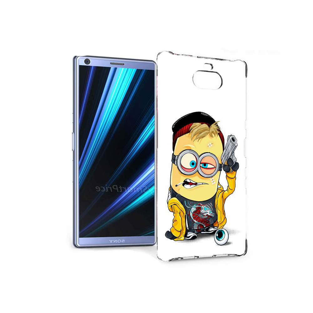 

Чехол MyPads Tocco для Sony Xperia 10 миньон бандит (PT125953.225.475), Прозрачный, Tocco