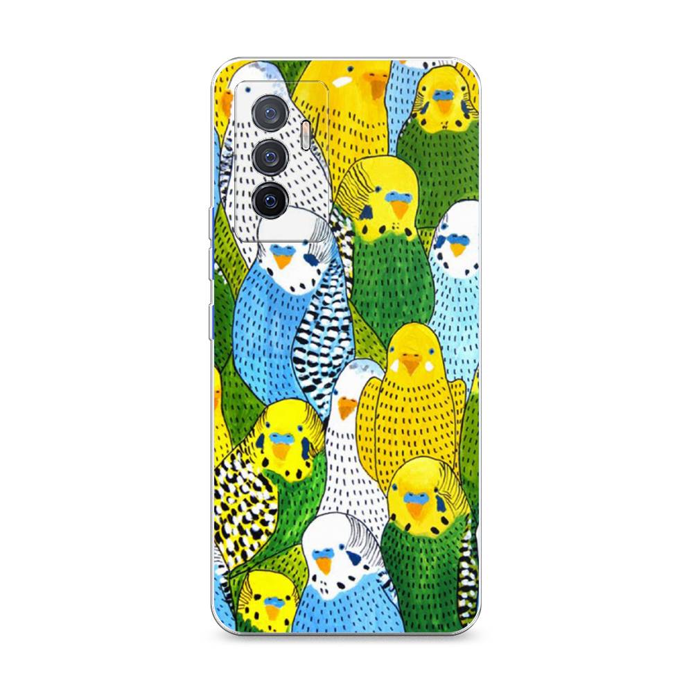 

Чехол Awog на Vivo V23e/Y75 4G "Попугаи", Разноцветный, 267050-1