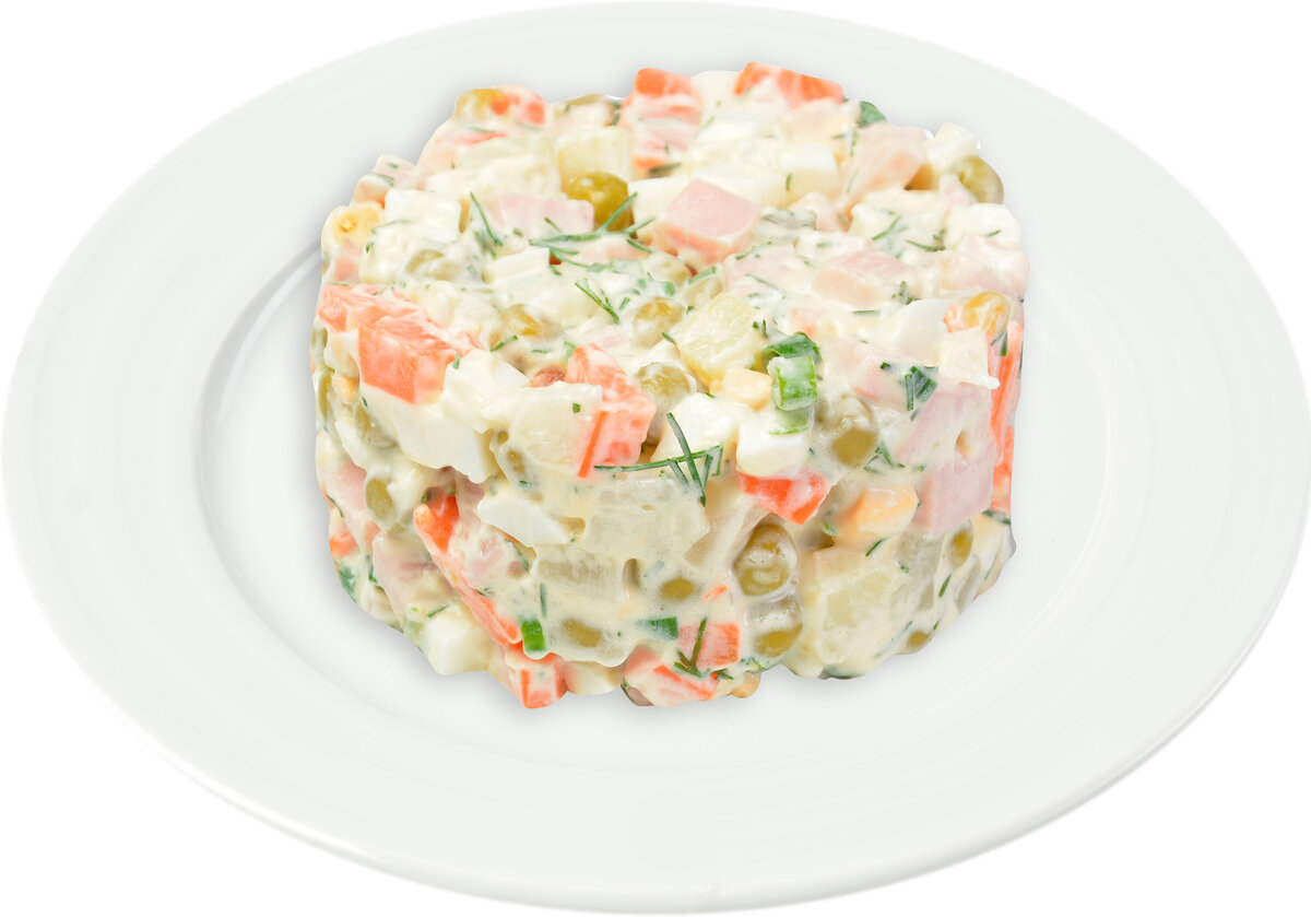 

Салат Мафия вкуса Оливье с ветчиной 200 г