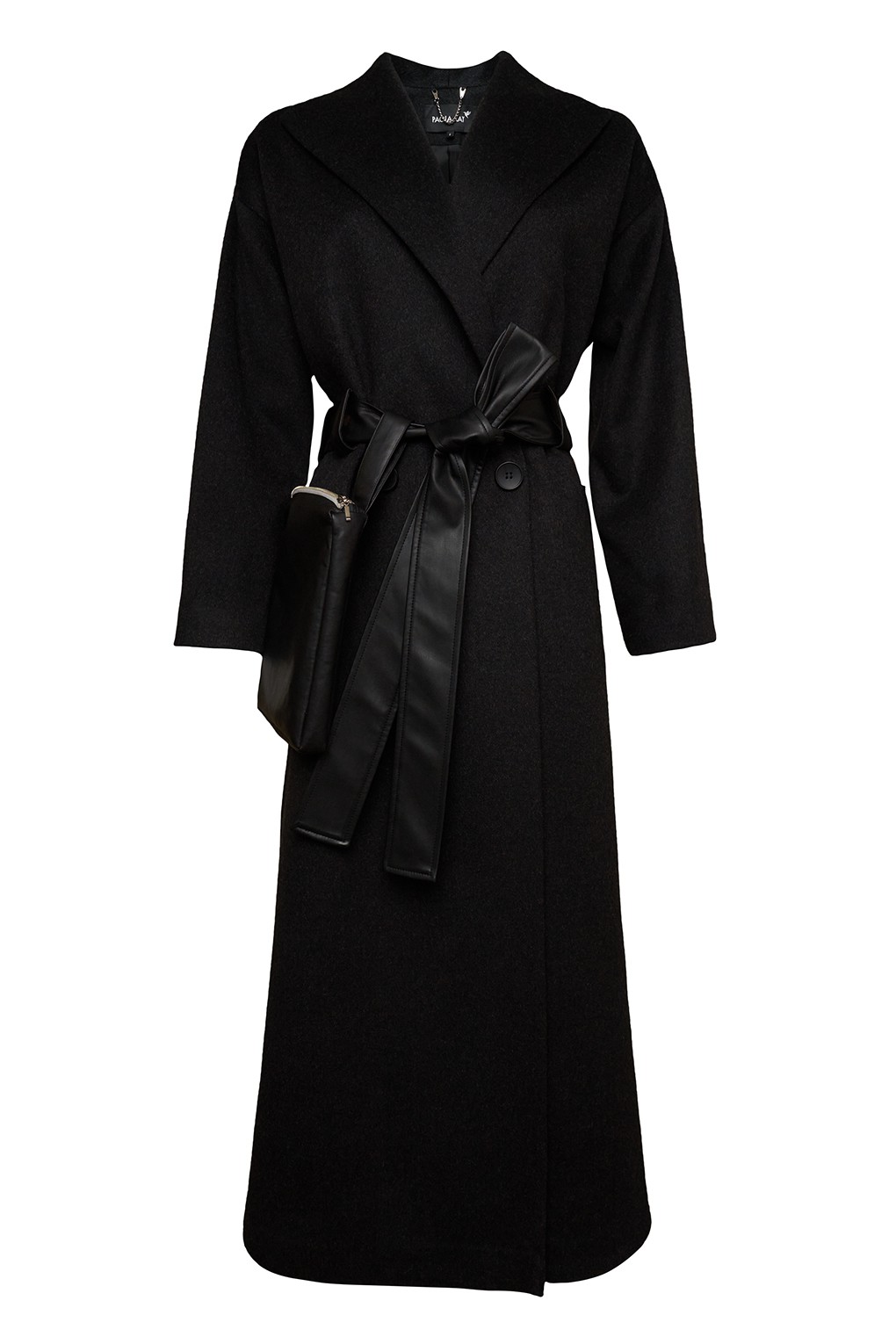 фото Пальто женское paola ray pr121-9001-01 черное xs/s