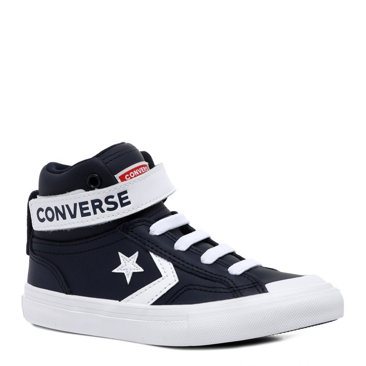 фото Кеды converse pro blaze strap для мальчиков, темно-синий 35 eu