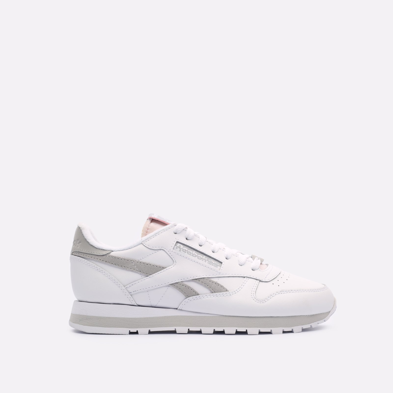 

Кроссовки мужские Reebok Classic Leather белые 12 US, Белый, Classic Leather