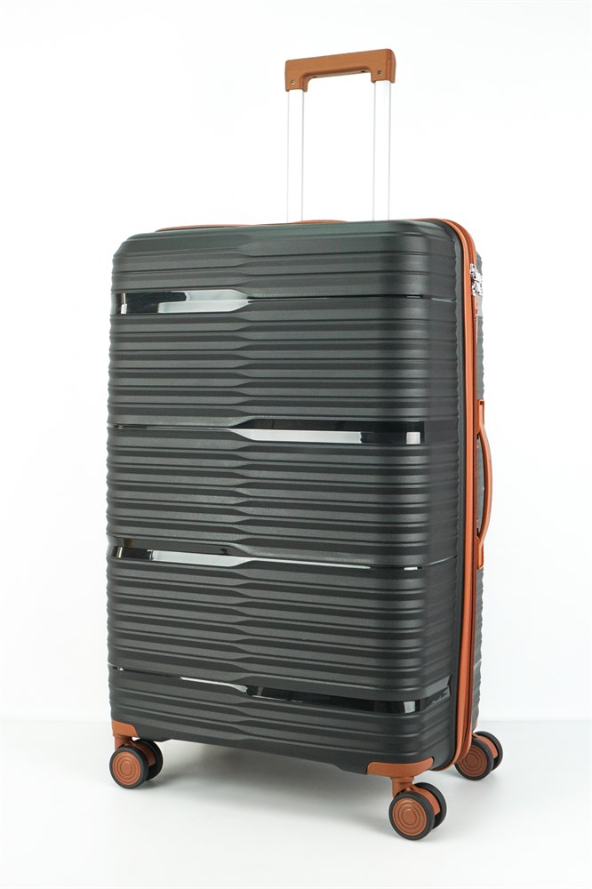 

Чемодан унисекс Sweetbags Beam черный/коричневый, 74x49x30 см, Beam