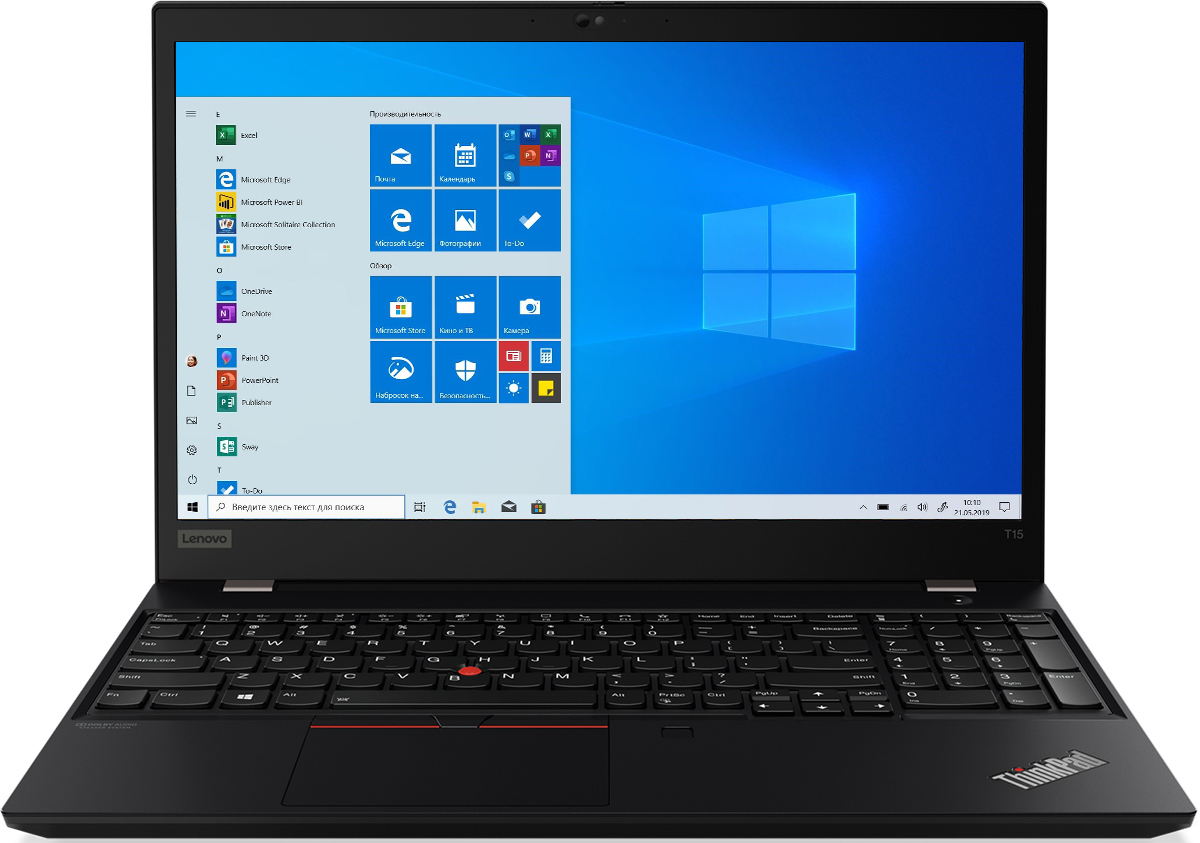 фото Ноутбук lenovo thinkpad t15 gen 2 black (20w4007rrt)