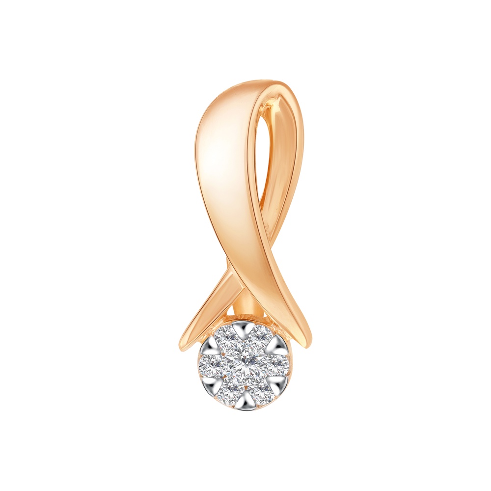 

Кулон из красного золота с фианитом 585Gold 303002939, 303002939