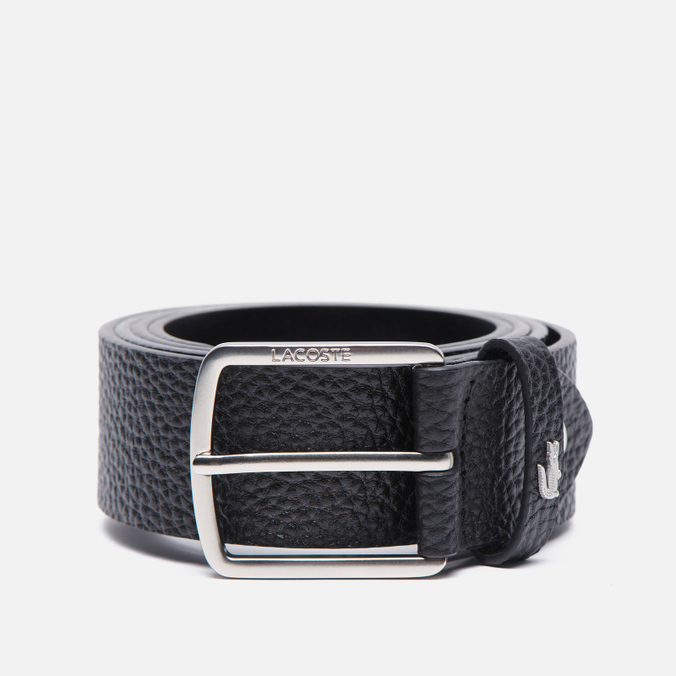 

Ремень женский Lacoste Casual Grained Leather чёрный, 100 см, Casual Grained Leather