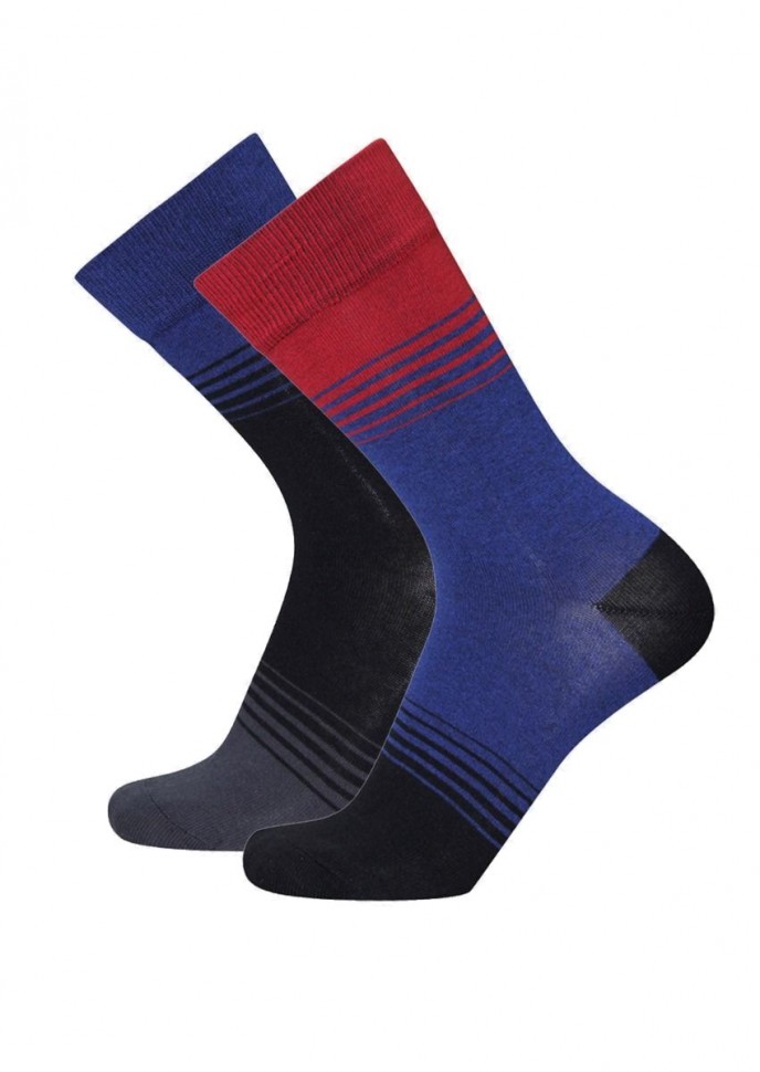 фото Комплект носков мужских pantelemone pn-114 синих; черных 27