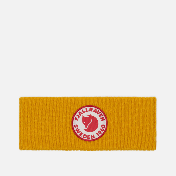 фото Повязка женская fjallraven 1960 logo headband, жёлтый