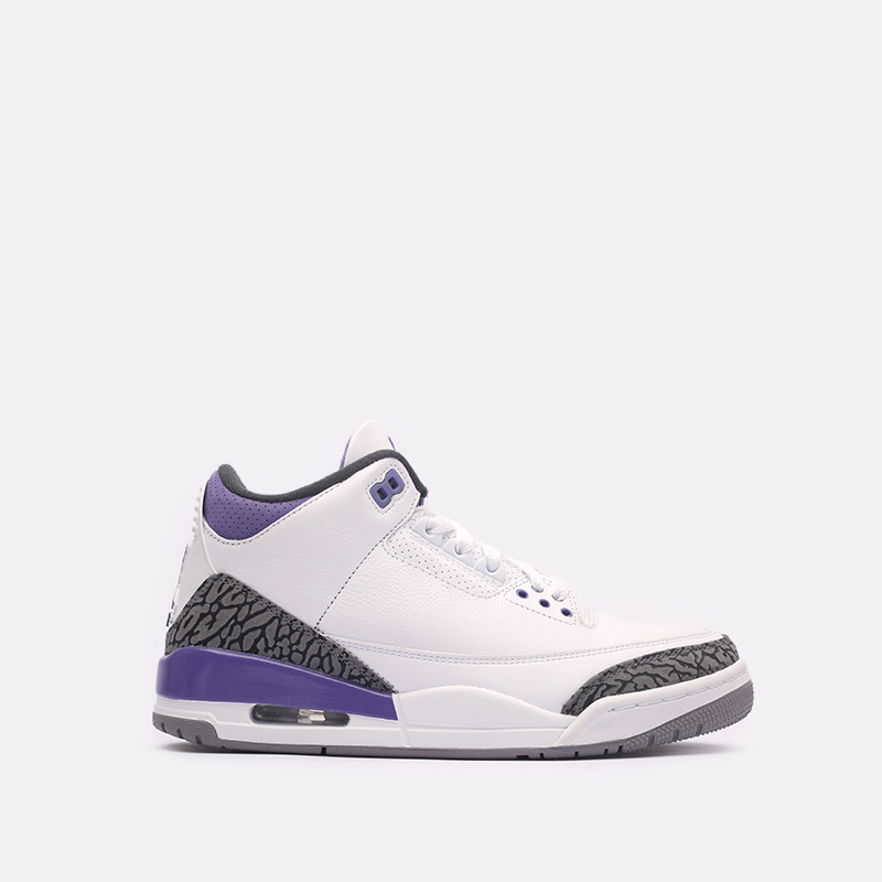 

Кеды мужские Jordan 3 Retro белые 9 US, Белый, 3 Retro