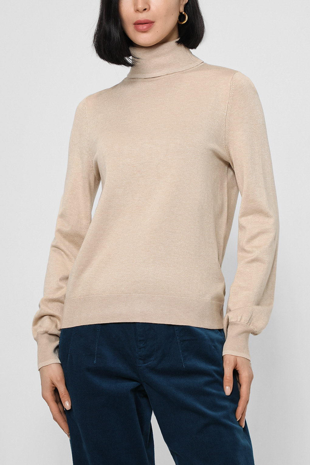 

Водолазка женская Esprit Collection 092EO1I328 бежевая L, Бежевый, 092EO1I328