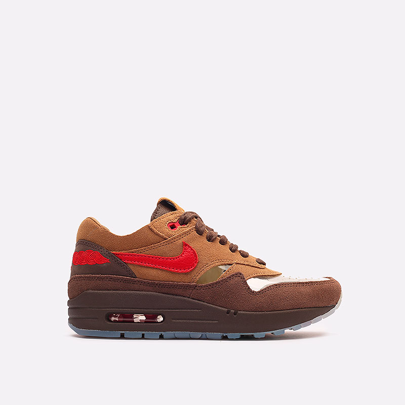 

Кроссовки мужские Nike Air max 1 Clot коричневые 4.5 US, Коричневый, Air max 1 Clot