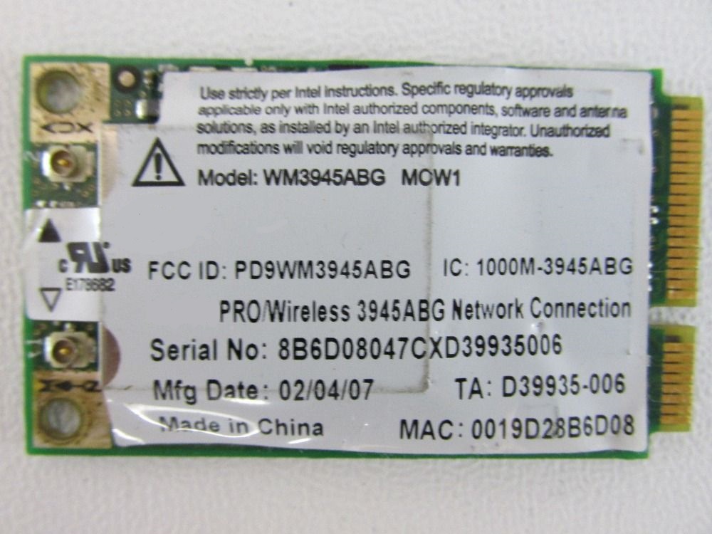 

Приемник Wi-Fi NoBrand Mini PCI-e 802.11g, Зеленый;белый