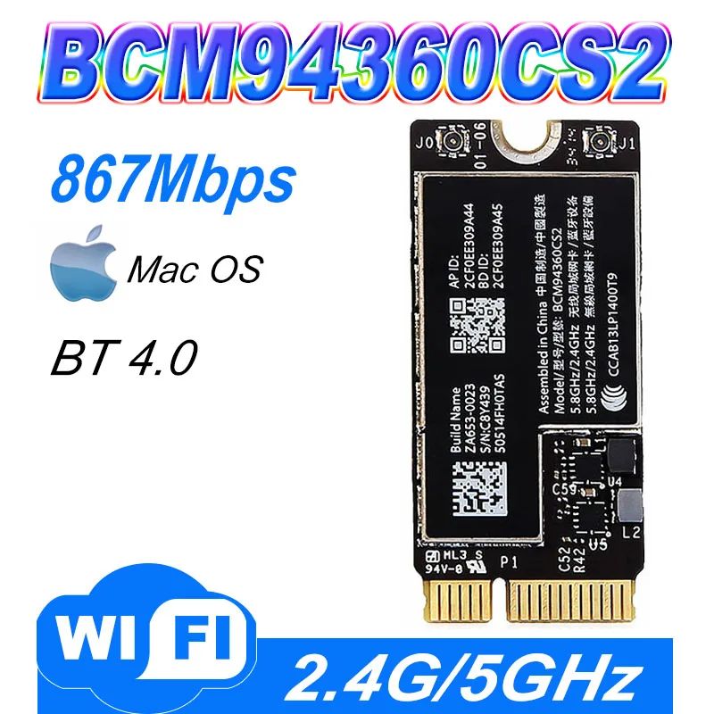 

Приемник Wi-Fi NoBrand для компьютера M.2 802.11ac, Зеленый;белый