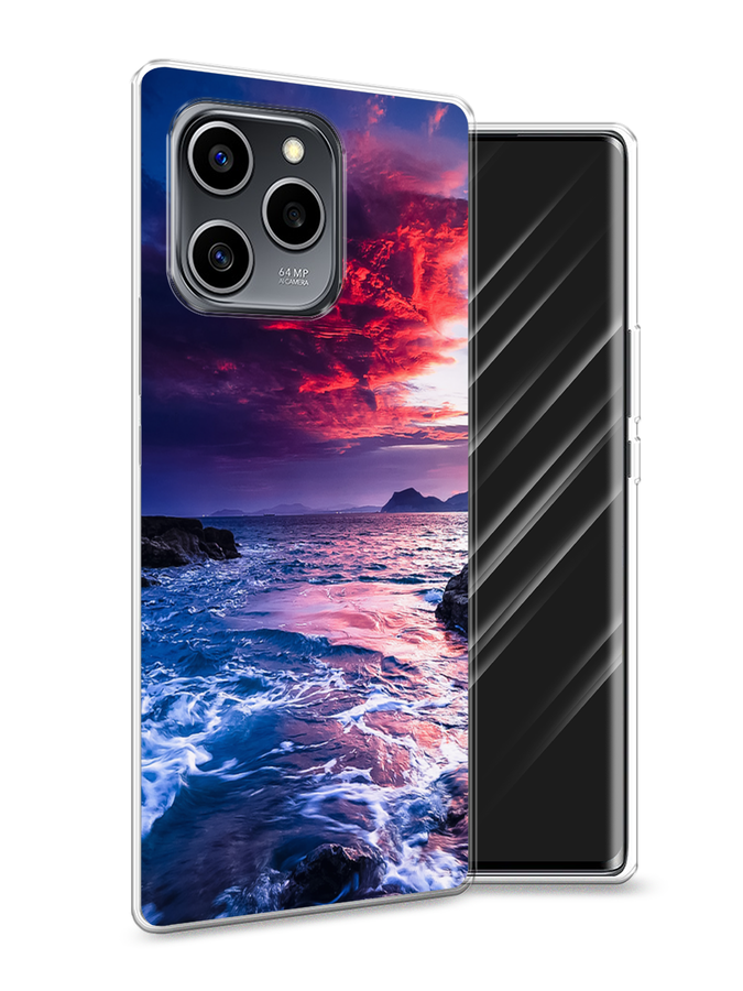 

Чехол Awog на Honor 60 SE "Волны 1", Разноцветный, 6108050-4