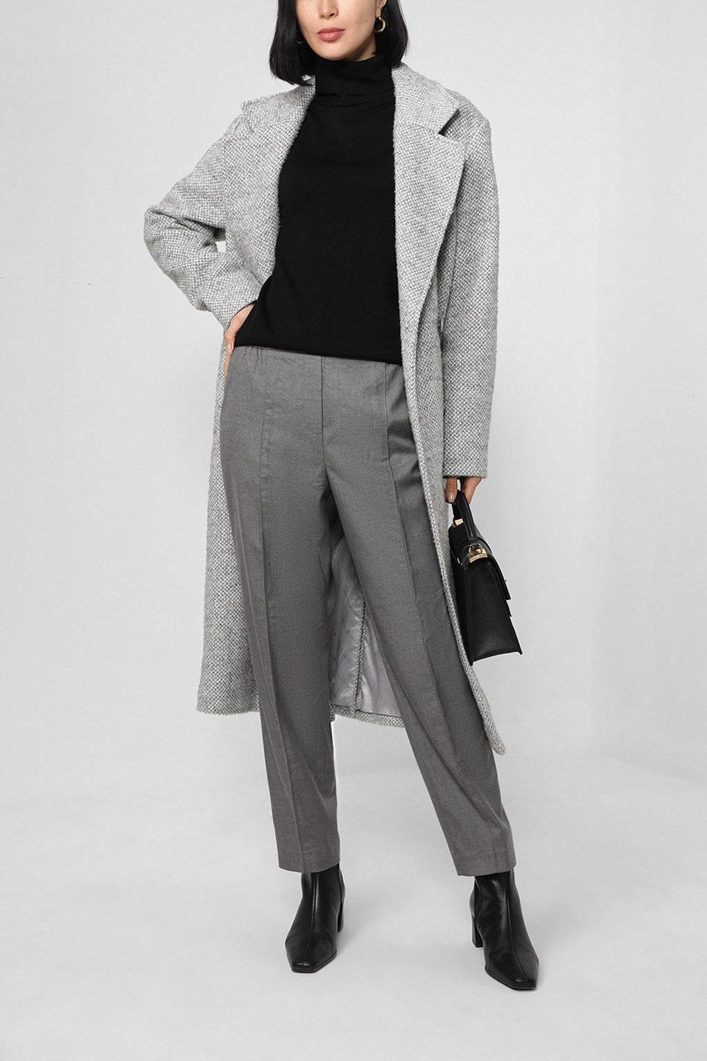 

Брюки женские Esprit Collection 092EO1B304 серые 44/28, Серый, 092EO1B304