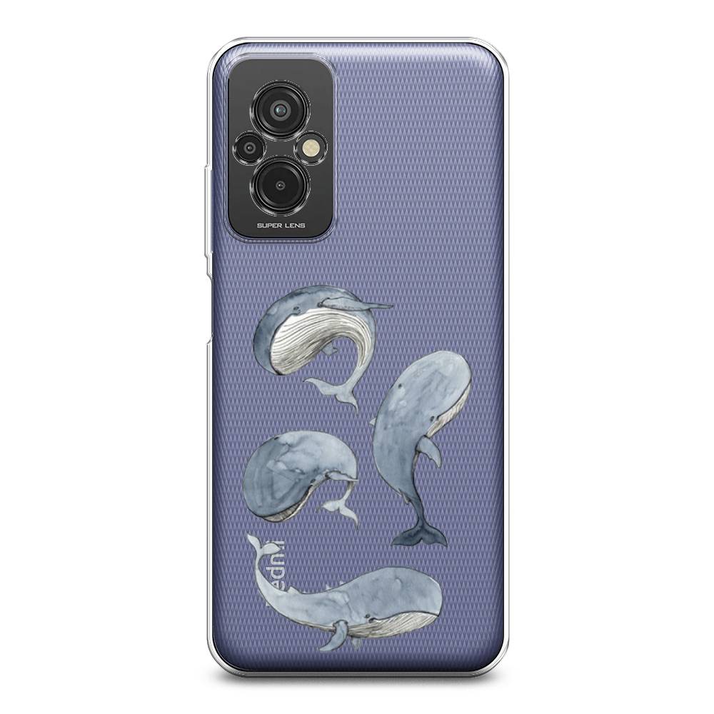 

Чехол Awog на Xiaomi Redmi 11 Prime 4G "Киты", Голубой;белый;прозрачный, 316850-1