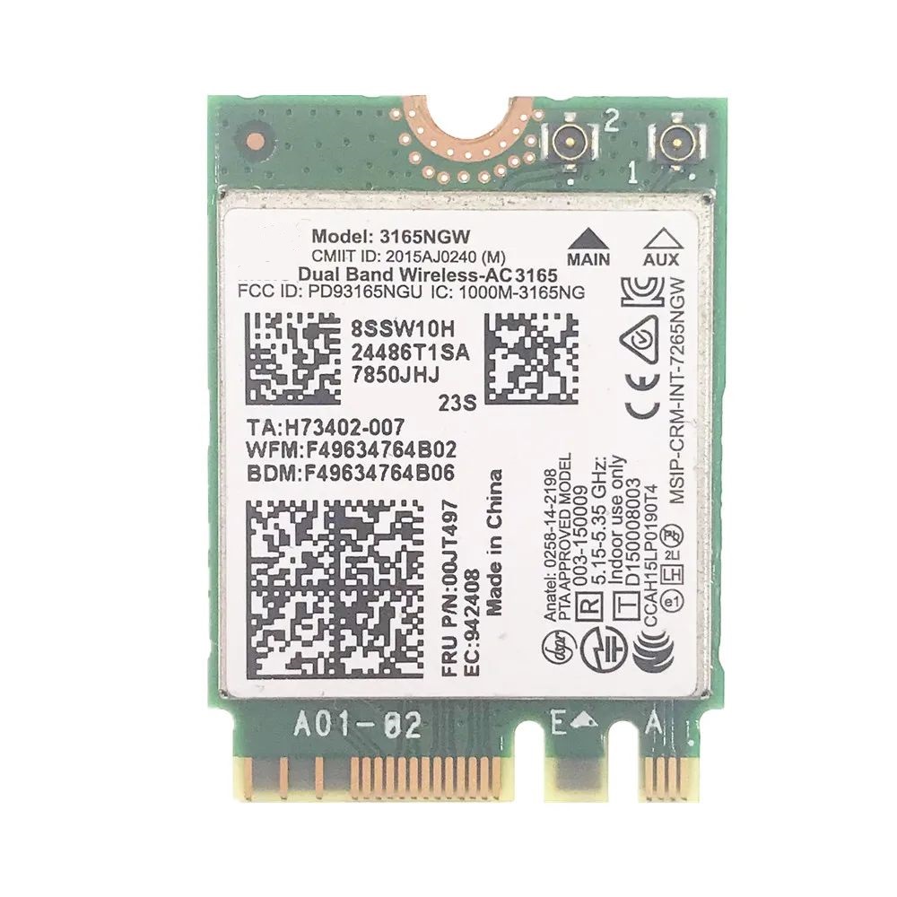

Приемник Wi-Fi NoBrand M.2 802.11ac