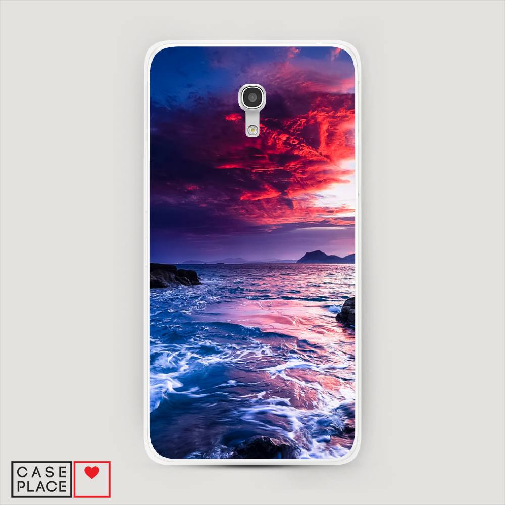 

Чехол Awog на Alcatel Pixi 4 (5) 5045D / Алкатель Pixi 4 (5) 5045D "Волны 1", 170250-4