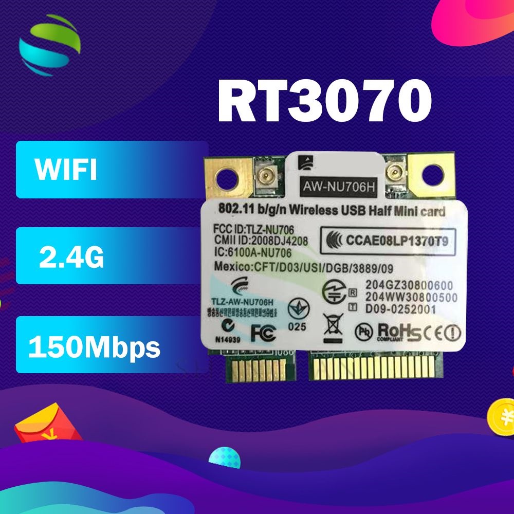 

Приемник Wi-Fi NoBrand Mini PCI-e 802.11n, Зеленый;белый