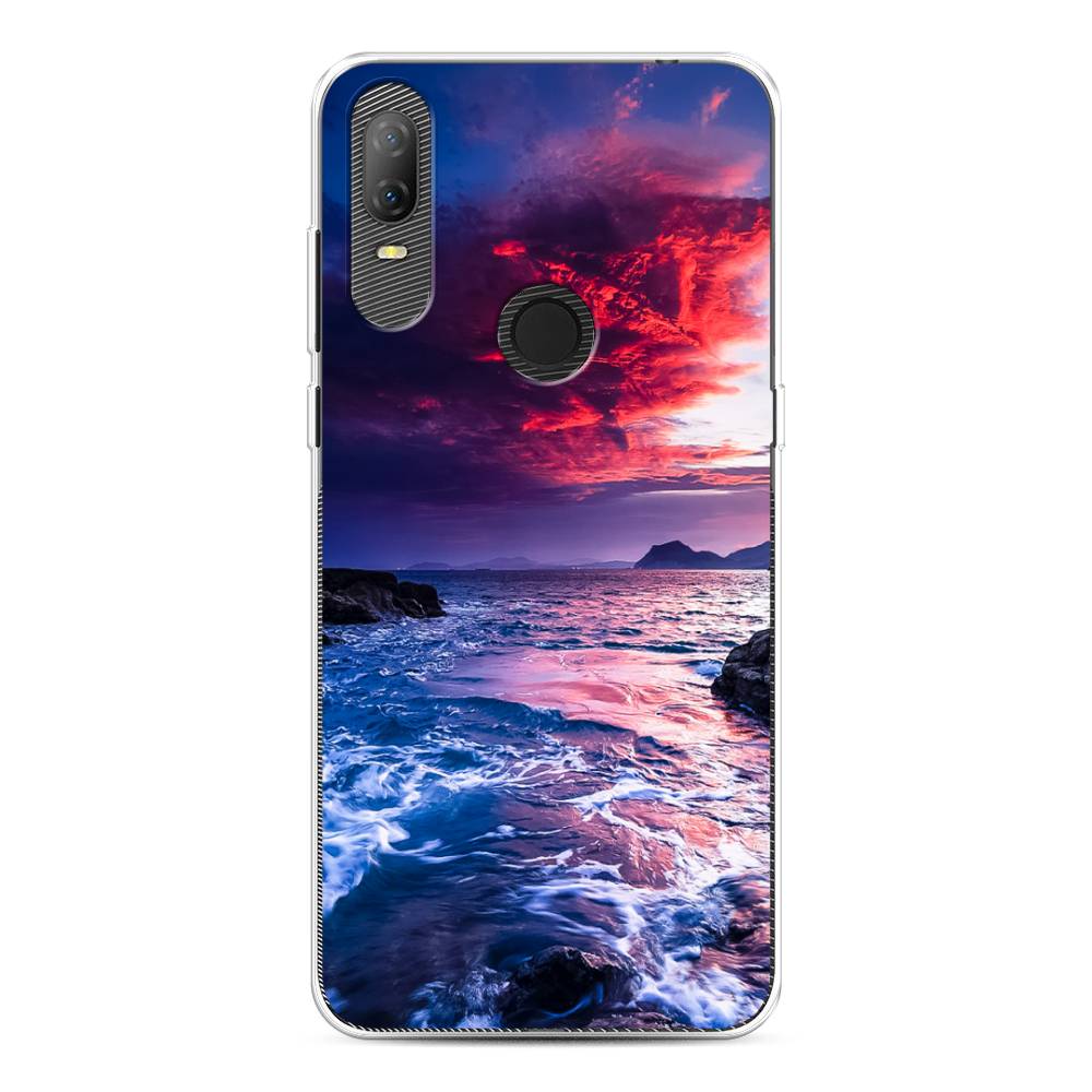 

Чехол Awog на Alcatel 1V (2020) 5007U / Алкатель 1V (2020) 5007U "Волны 1", 170950-4