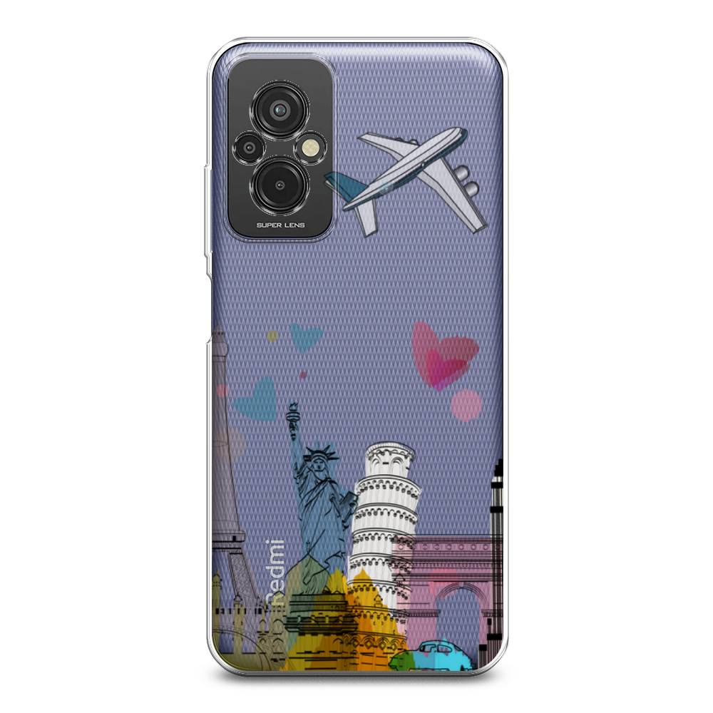 

Чехол Awog на Xiaomi Redmi 11 Prime 4G "Самолет путешествий", Желтый, 316850-10