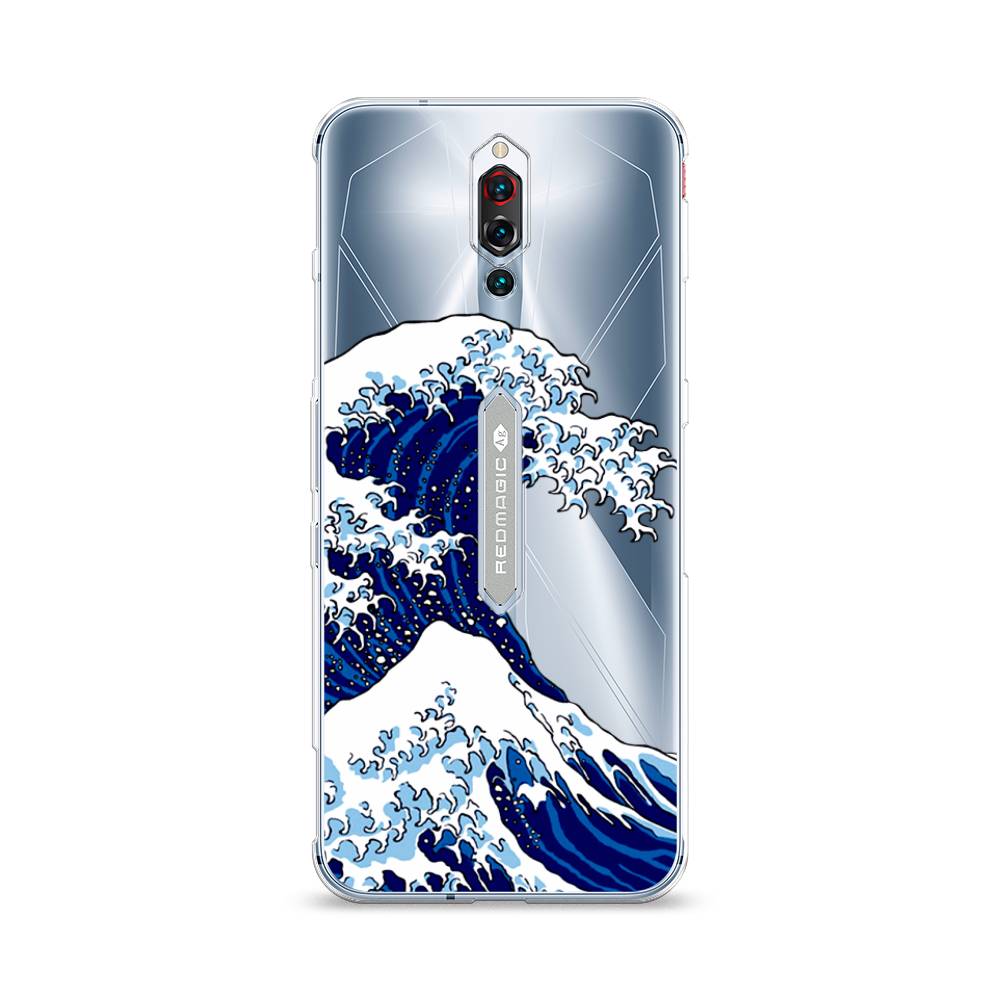 

Чехол Awog на ZTE Red Magic 5S / ЗТЕ Ред Мэджик 5S "Волна в Канагаве", Разноцветный, 134250-4