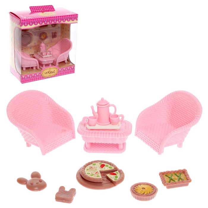 

Набор мебели для кукол «Уют-5: чайная»