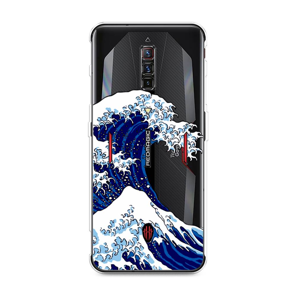 

Чехол Awog на ZTE Nubia Red Magic 6 / ЗТЕ Нубиа Ред Мэджик 6 "Волна в Канагаве", Разноцветный, 135150-4
