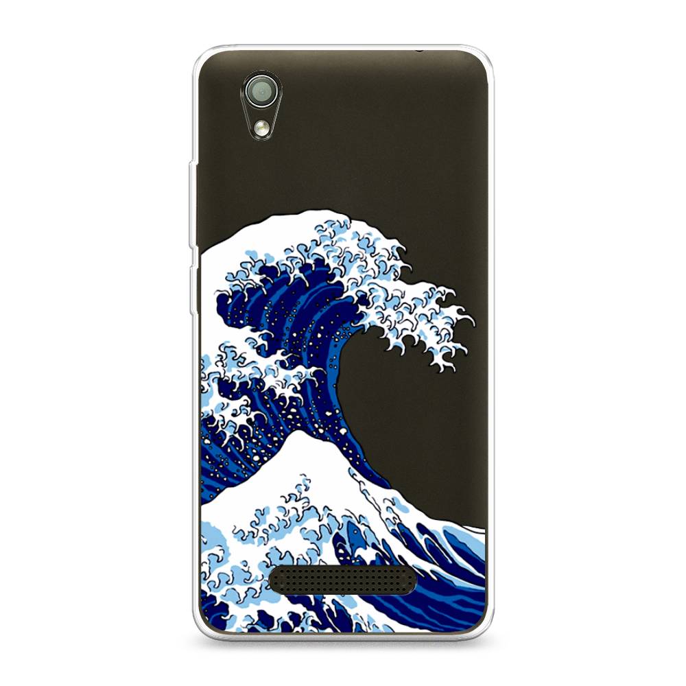 

Чехол Awog на ZTE Blade X3 / ЗТЕ Блэйд X3 "Волна в Канагаве", Разноцветный, 130650-4
