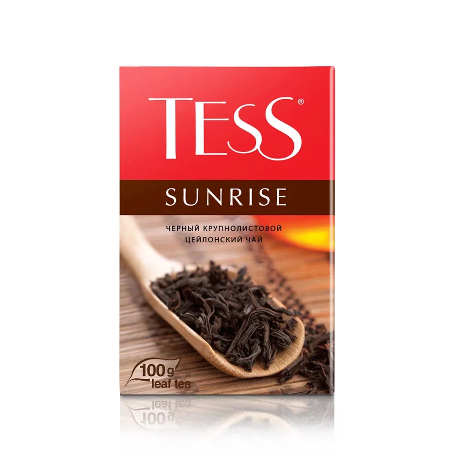 Чай черный Tess Sunrise, листовой, 100 г