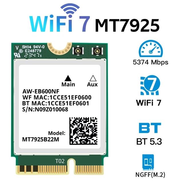 

Приемник Wi-Fi NoBrand M.2