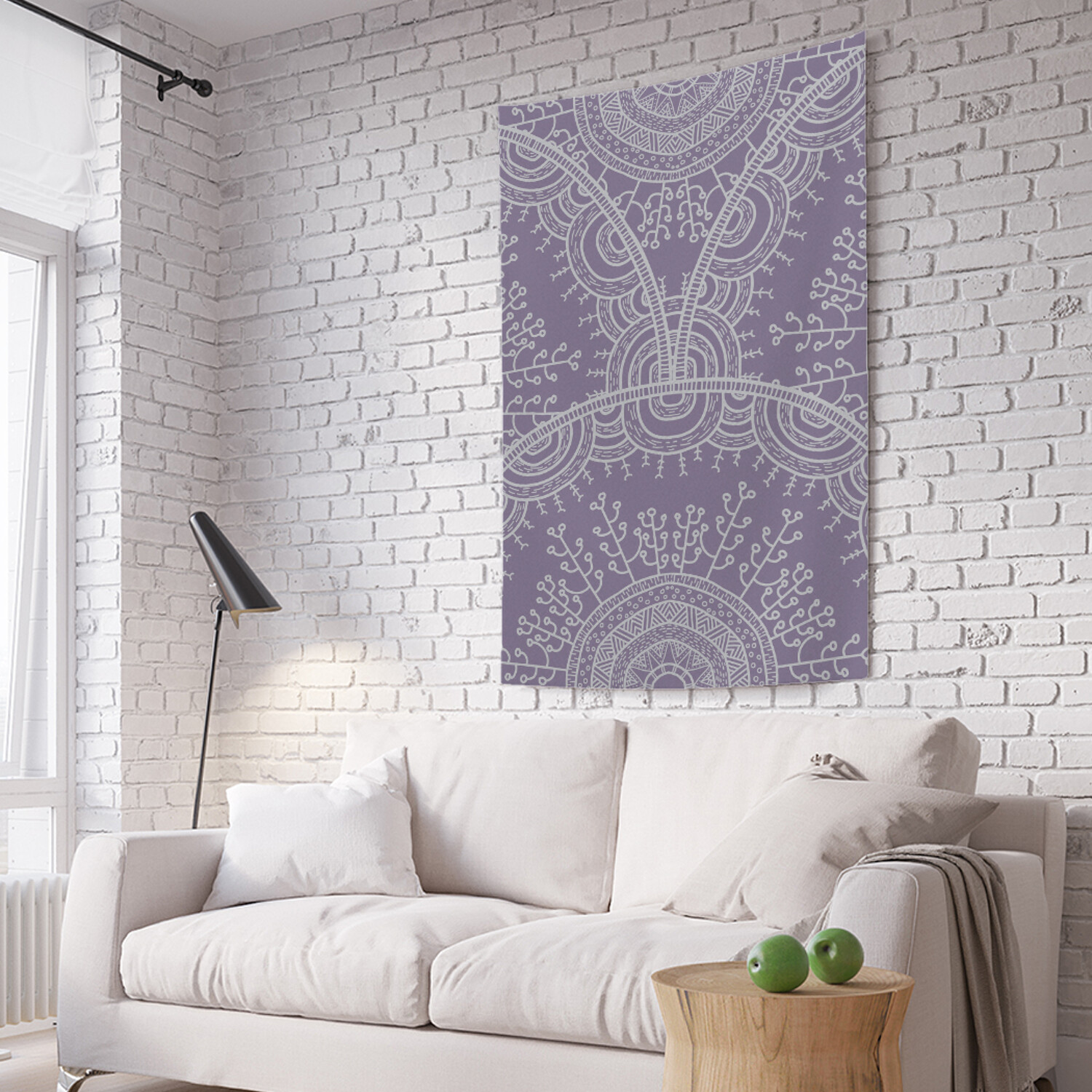 

Вертикальное фотопанно на стену JoyArty Кружевной узор 150x200 см, Кружевной узор