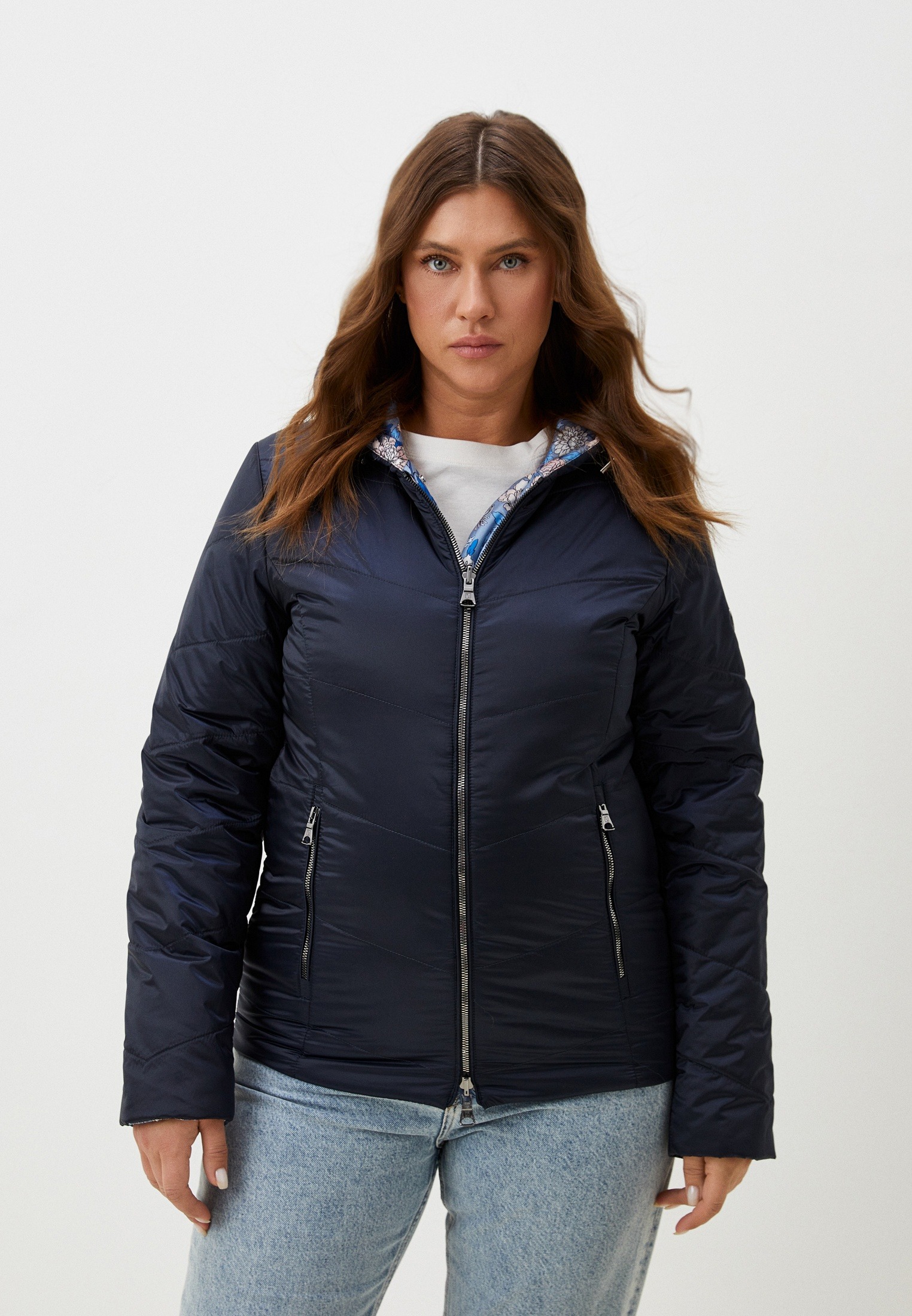 

Куртка женская Maritta 31-3006-51 синяя 38 EU, Синий, 31-3006-51