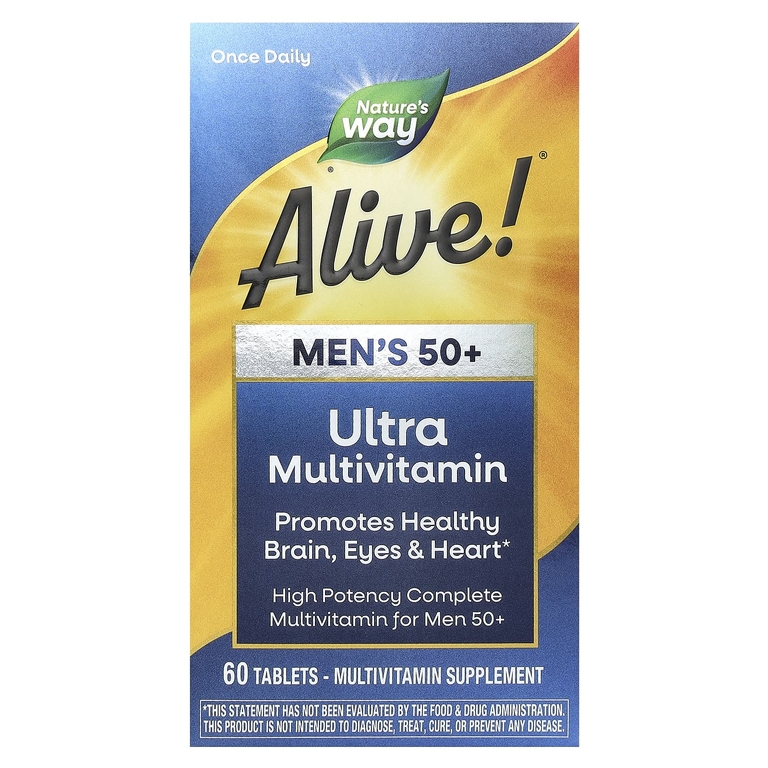 

Витаминный комплекс Nature's Way Alive! Once Daily Men's 50+ таблетки 60 шт., Alive! Once Daily Men's 50+